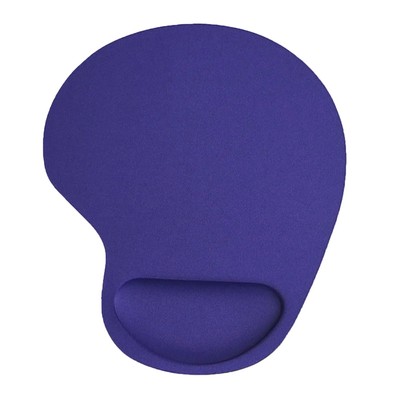 wrist support mouse pad with ergonomic 3D solid color and wrist guard