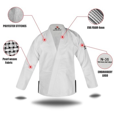 N-35 kampfsportanzug, Gi für Brazilian, Jiu-Jitsu Kimono- BJJ-Anzug