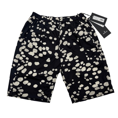 Auth MONCLER Bermuda Polka Dots Shorts Pants RN116347 Black