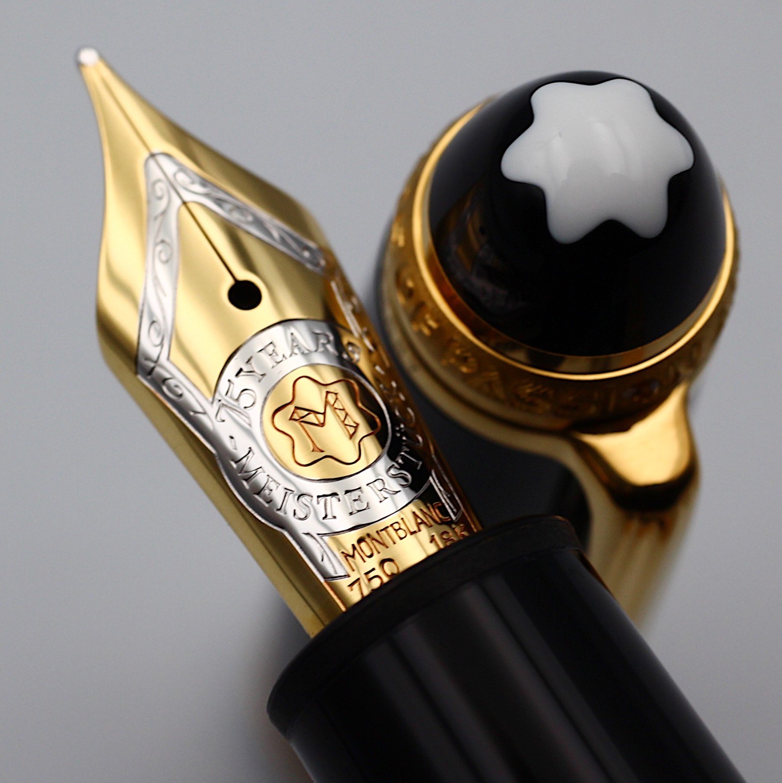 MONTBLANC カフリンクス ゴールド ブラック MONTBLANC - □新品同様□ MONT BLANC モンブラン オニキス