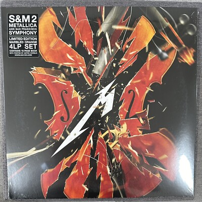 METALLICA SM2 San Francisco S&M 2 4 x LP Limited Marbled Orange Vinyl Record NEW