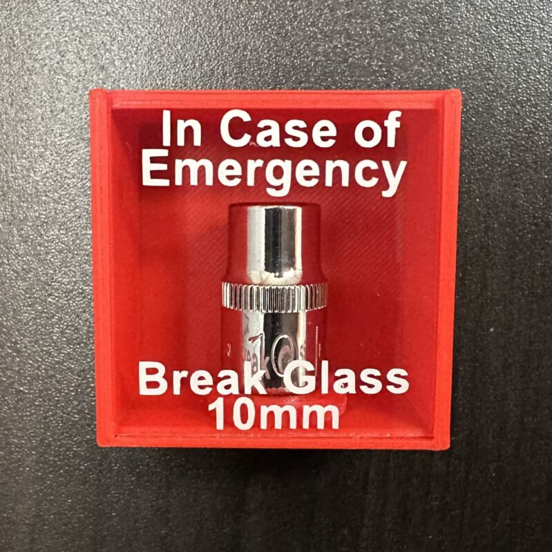 Emergency 10mm Socket Mechanic Funny Gift DIY
