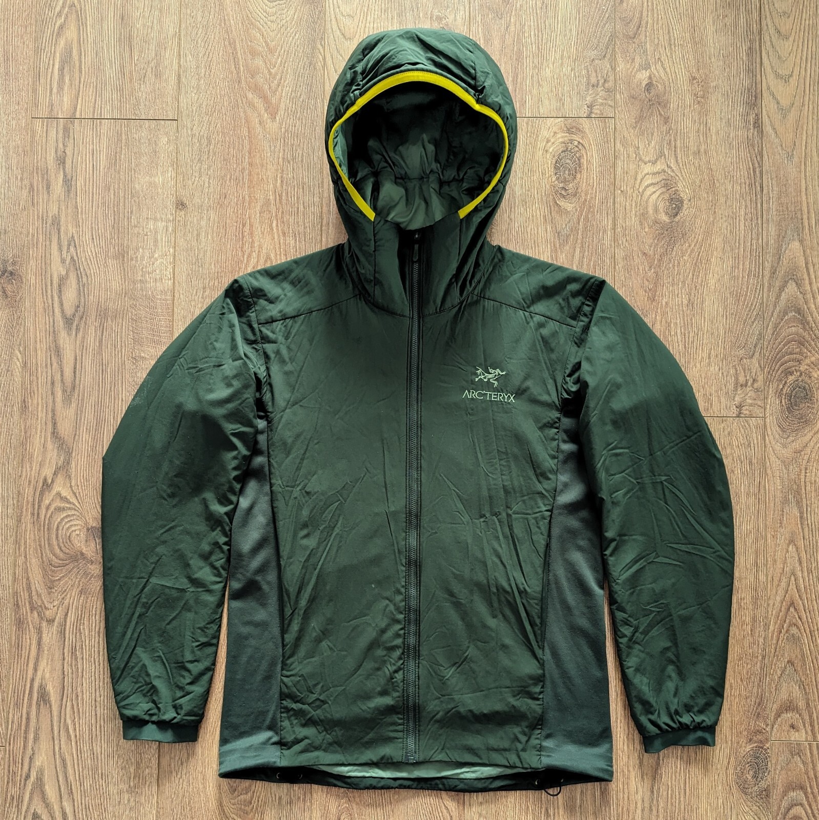 Arc'teryx Atom LT Green Hooded Men's Jacket Outdoor Trekking Arc'teryx Atom LT Green Hooded Men's Jacket Outdoor Trekking