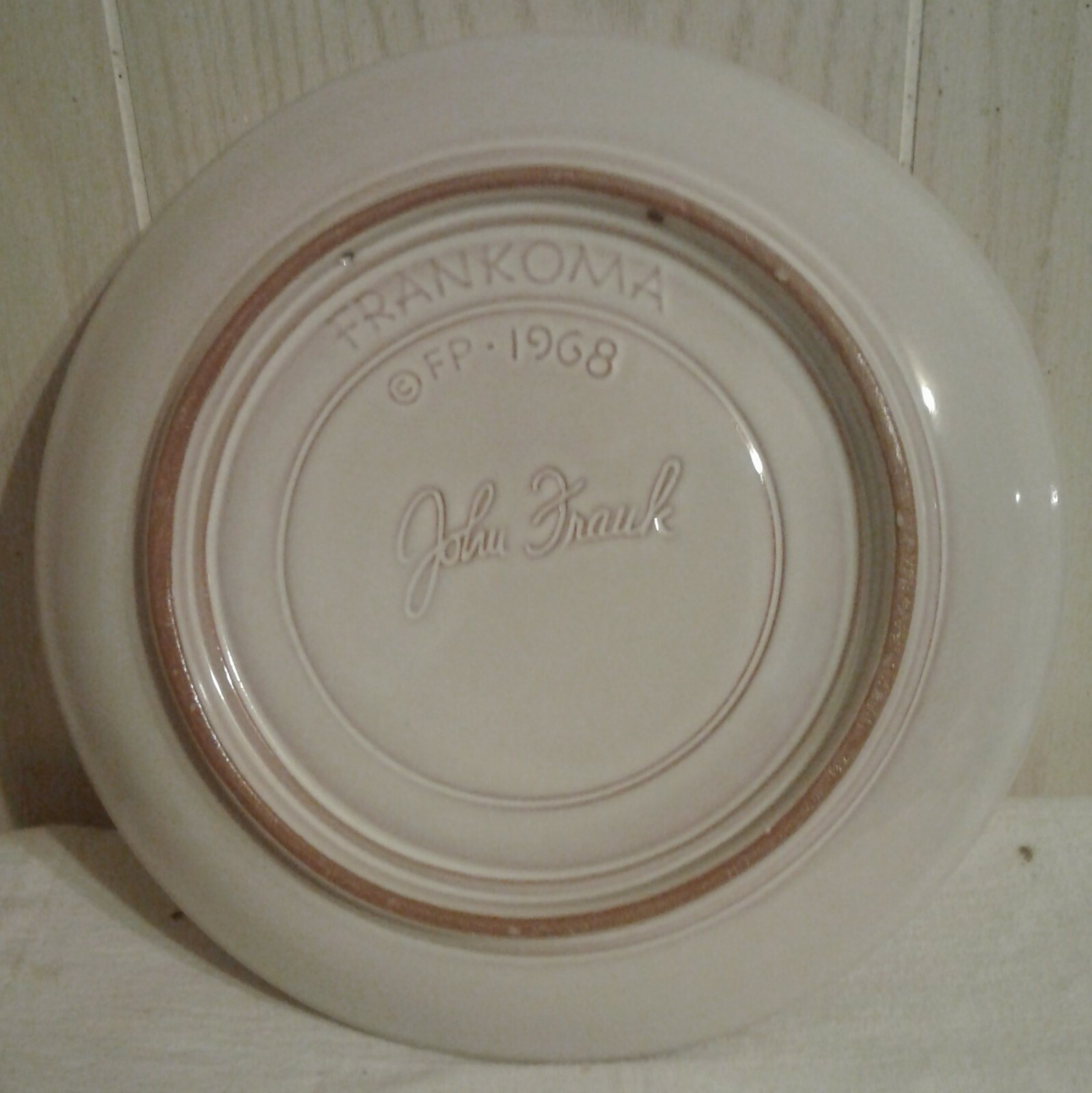 1968 Frankoma Collector Plate - Flight to Egypt John Frank Annual Christmas