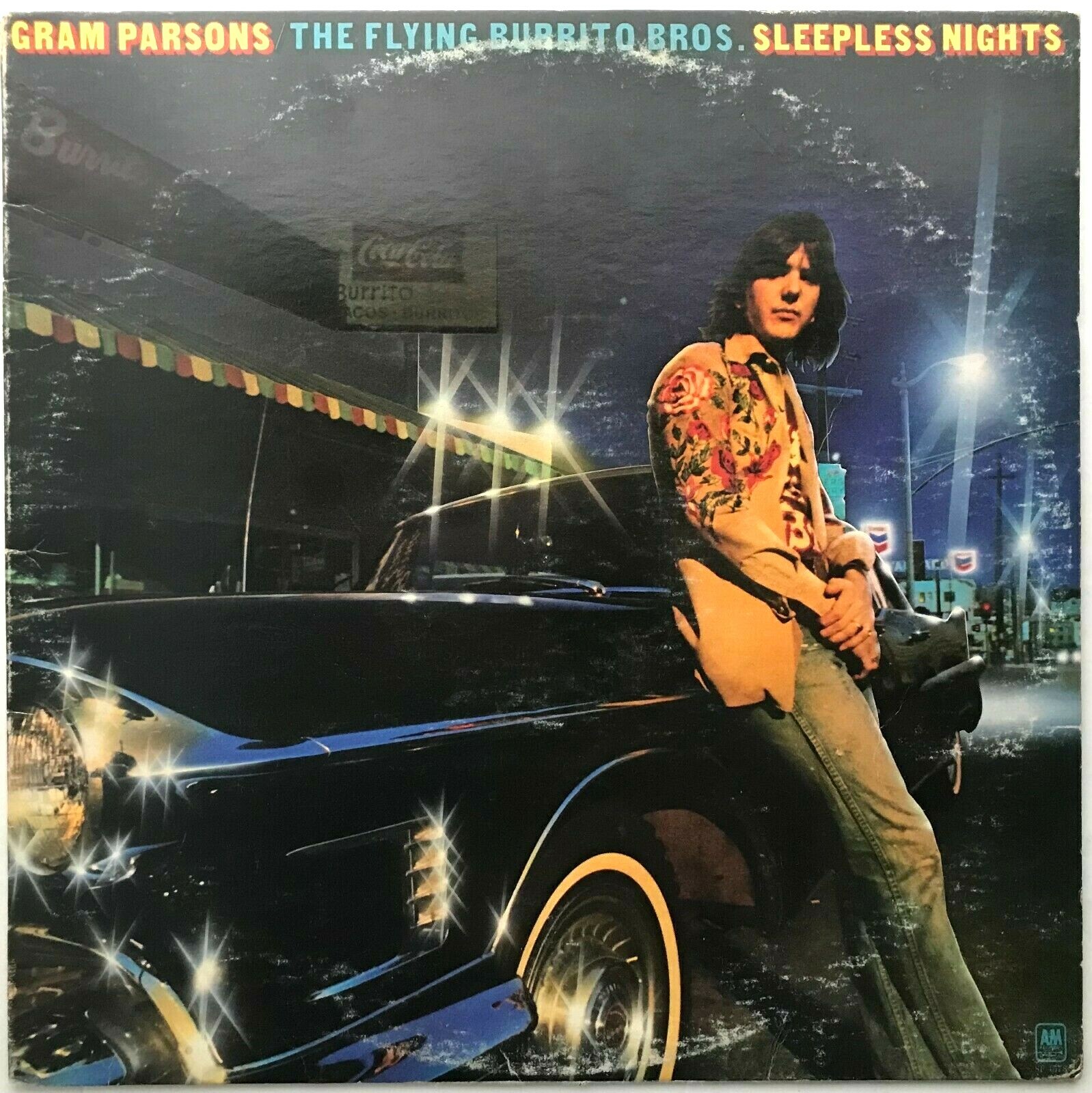 米LP Gram Parsons / The Flying Burr Sleepless Nights 700211 A&M Records /00260 GRAM PARSONS / THE FLYING BURRITO BROS. 