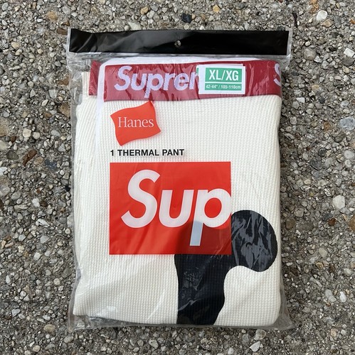 【Supreme/Hanes】BONES THERMAL PANT/ホワイト/Ｌ $_12.JPG?set_id=880000500F