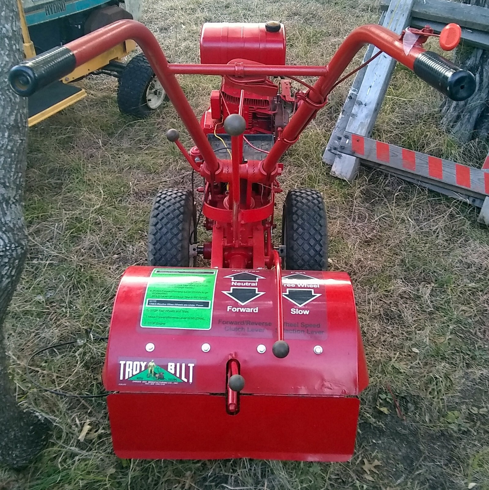 1974 TROY BILT HORSE ROTO COMPOSTER TILLER RESTORED!!  TECUMSEH 6HP HH60 ENGINE