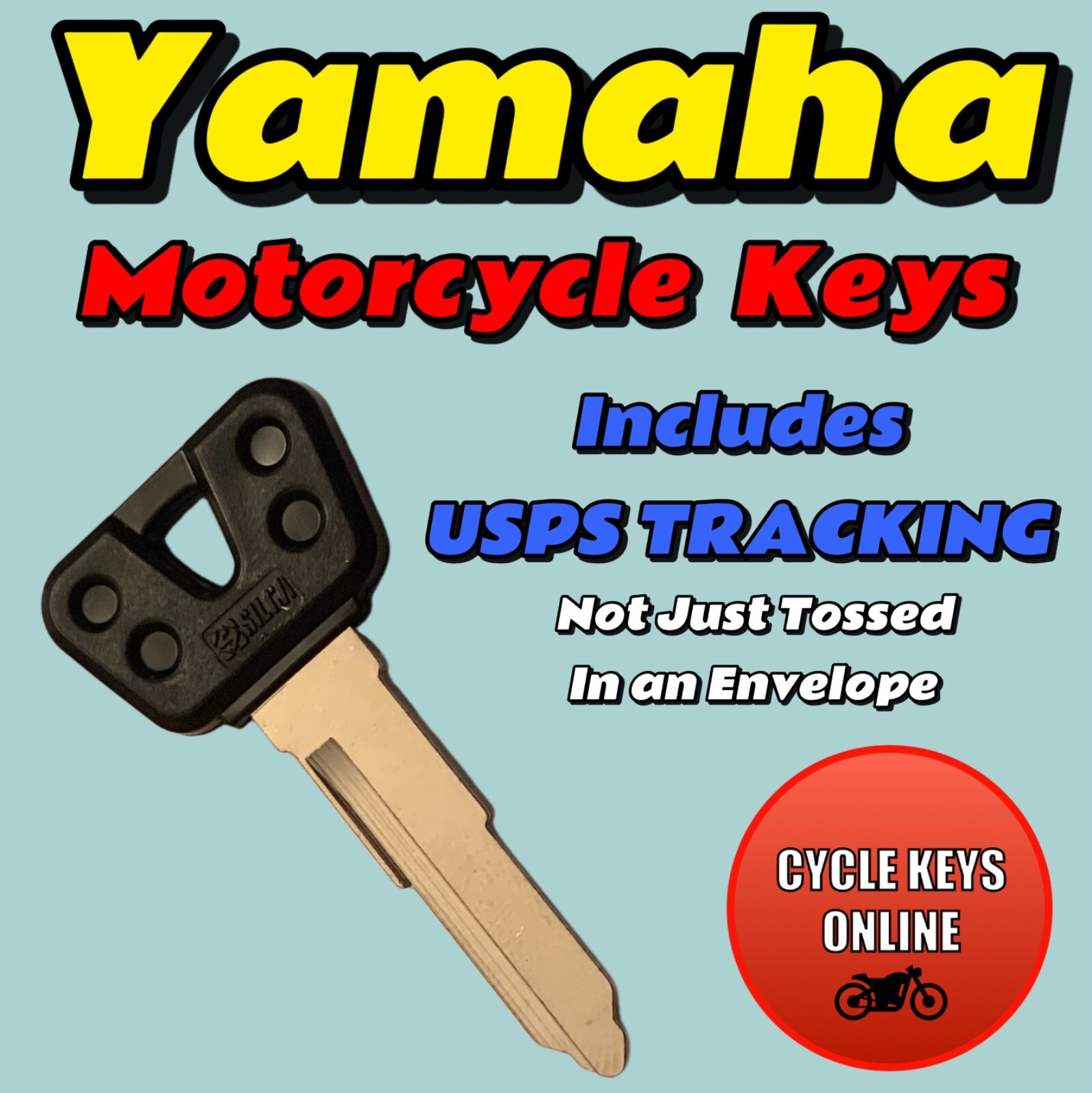 Yamaha Motorcycle ATV Scooter keys Cut to Code key for codes