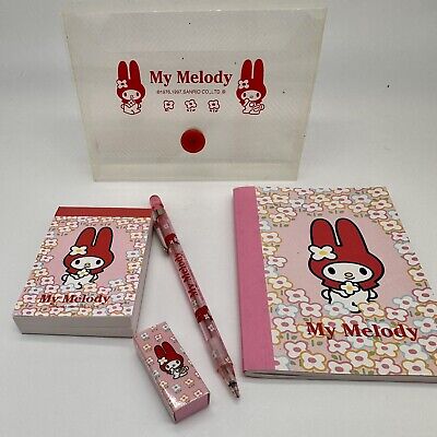 Vintage Sanrio My Melody Paper Set Stationary 1997 JAPAN RARE Pencil Hello Kitty