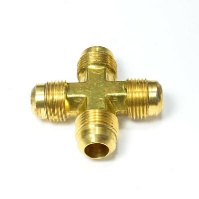 1/2 Male Sae 45 Degree Flare Cross Union Fitting Hvac Natural Gas Propane Air