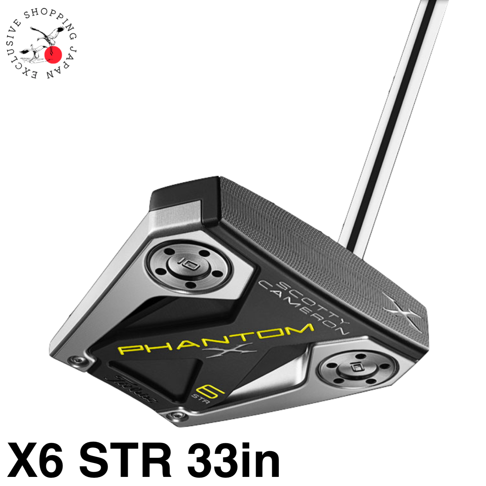 Scotty Cameron - scottieCameron　PHANTOM　X6 STR　(2019) Scotty Cameron Golf 2019 US PHANTOM X 6 STR Putter 33inch 70