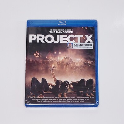 Project X [Extended Cut Blu-ray] #XTENDEDCUT TO THE BREAK OF DAWN, YO!  - Sealed