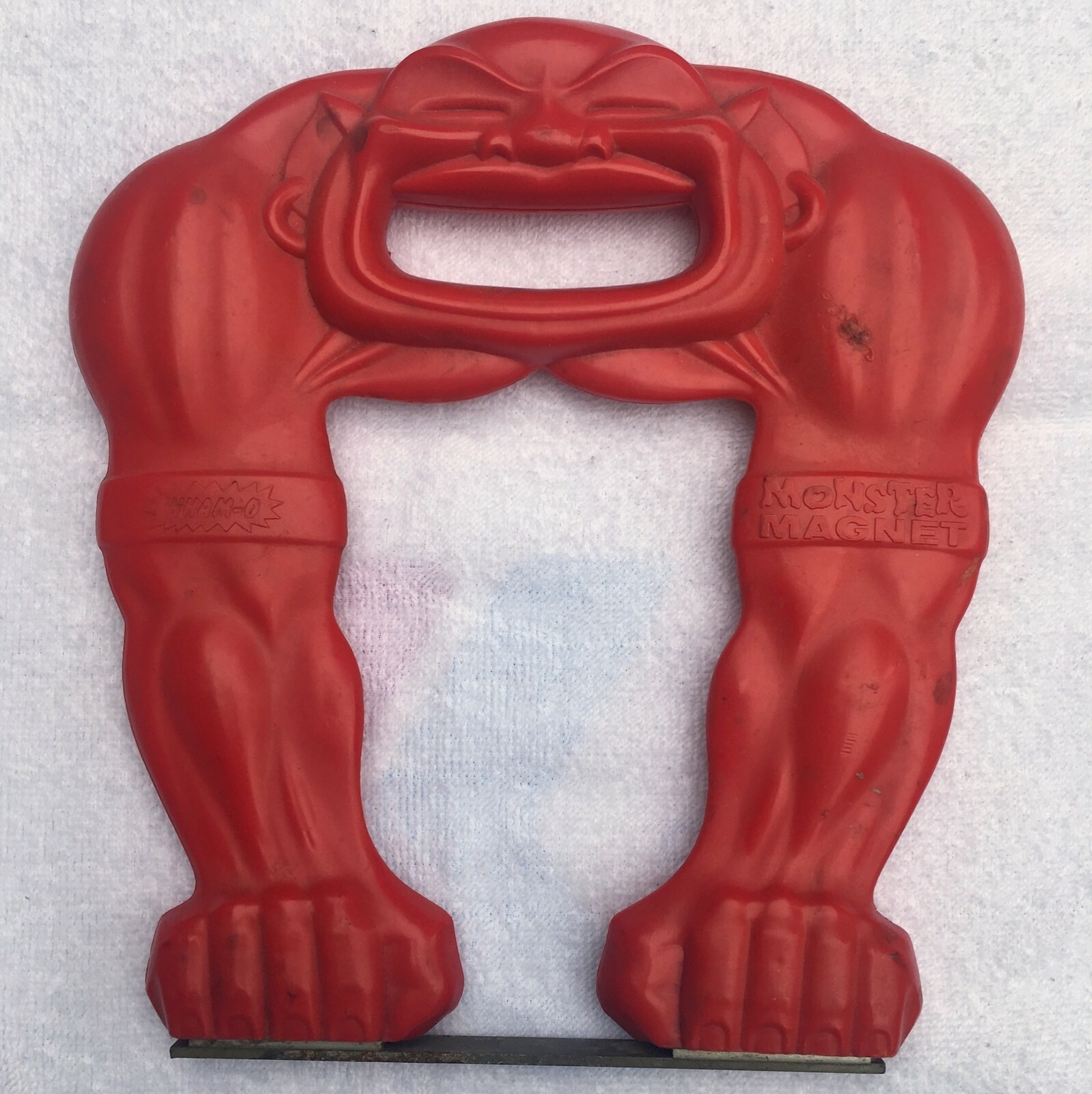 Vintage Wham-O Monster Magnet Red Plastic Genie 1960s