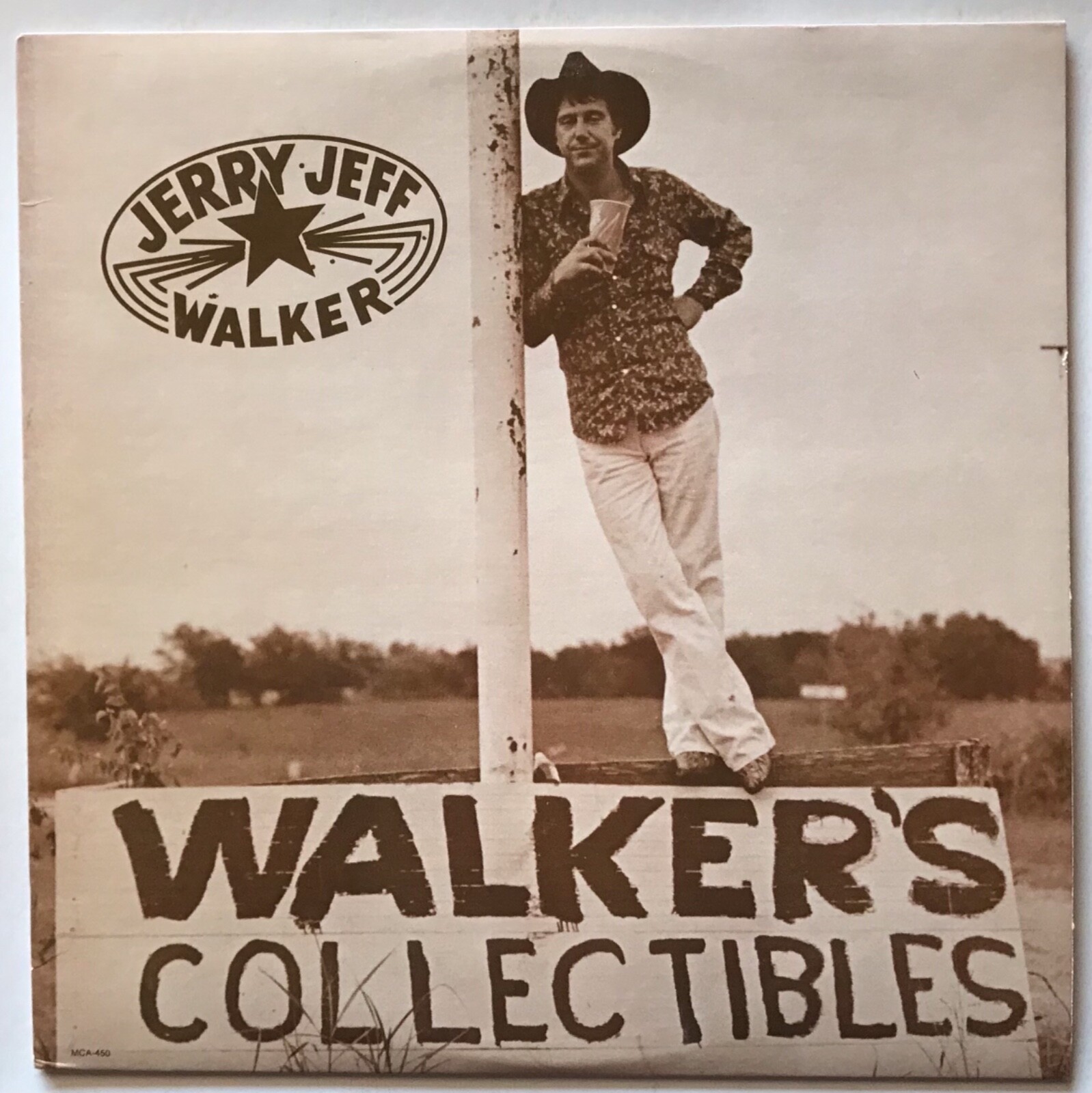 Jerry Jeff Walker - Walker's Collectibles - 1974 - Vinyl LP w
