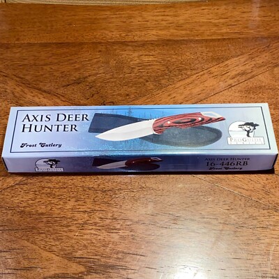 Frost Cutlery Axis Deer Hunter 16-446RB 4  Blade Knife ProGuide Series   NEW!