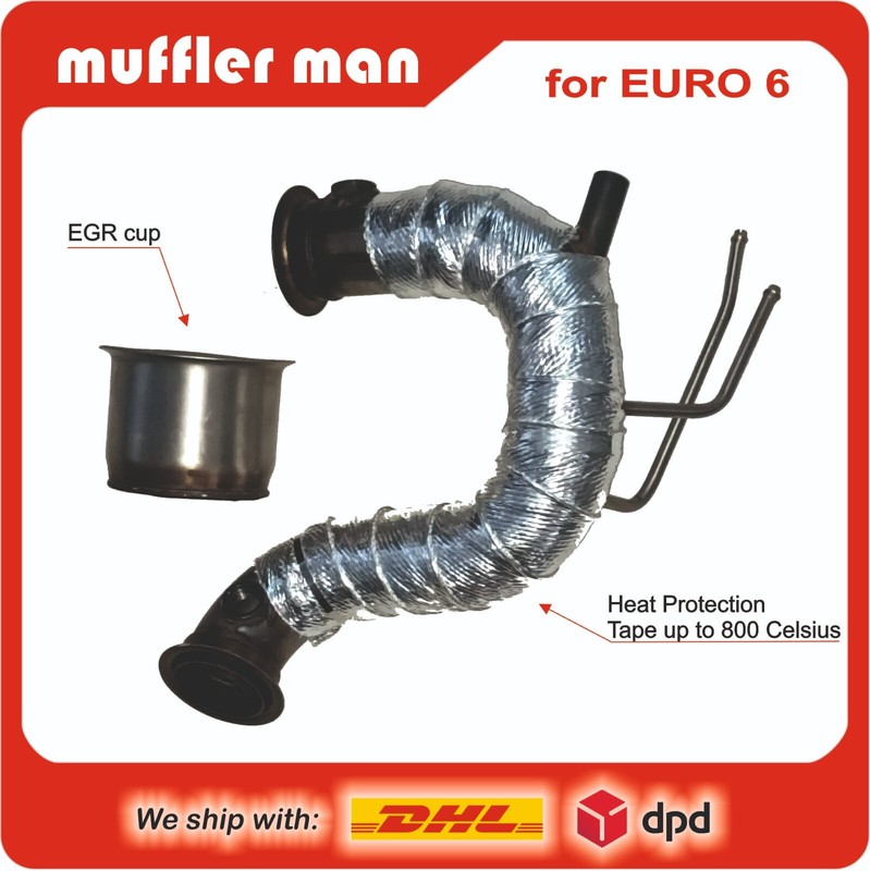 Edelstahl Downpipe Vw Golf 7 , Golf 7 Variant 1.6 Tdi 2013-20 Ddya, Dgte