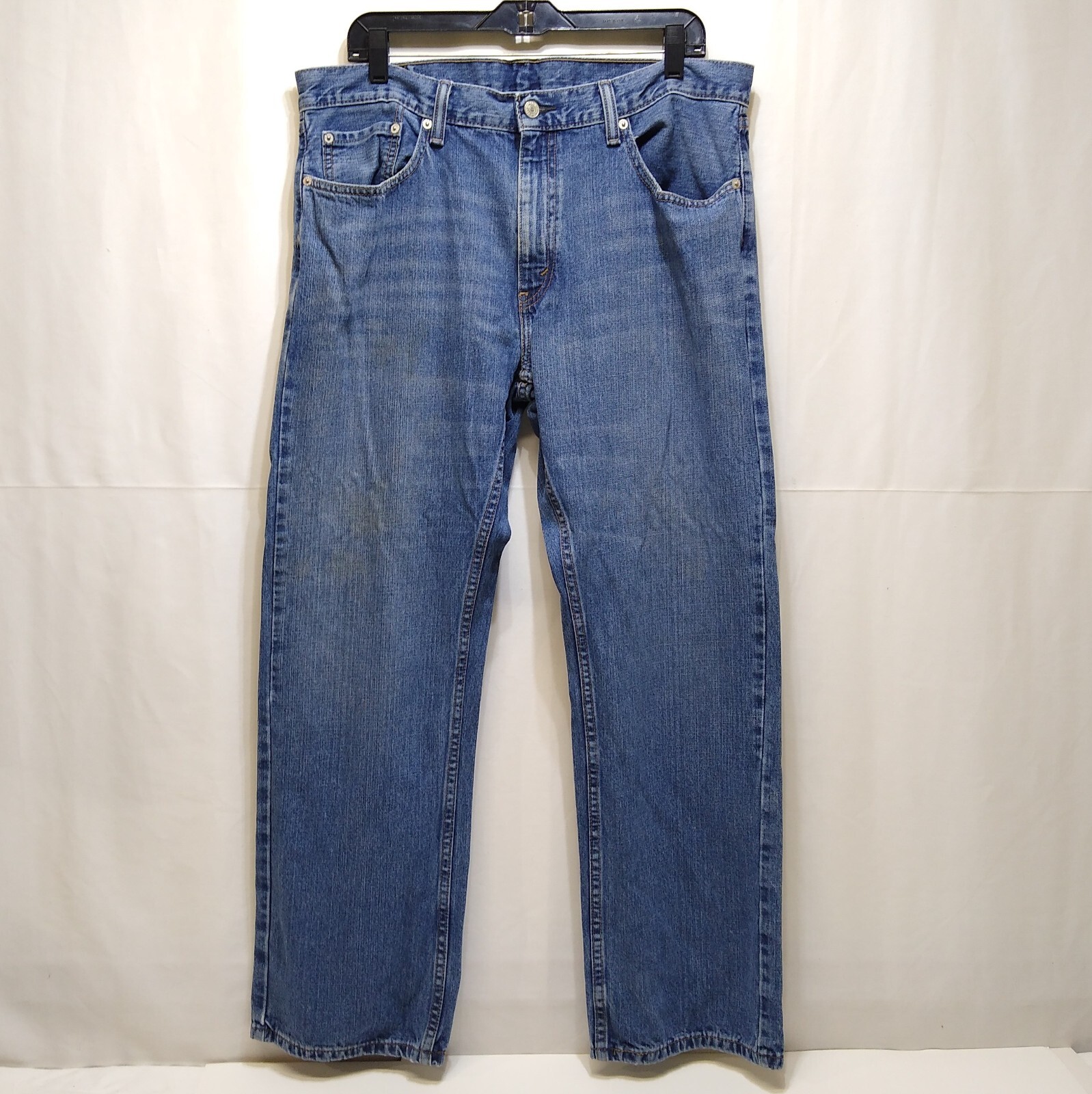 リーバイス 古着 デニム 559 スカイブルー W30 L32 Levi's 559 Women's Blue Relaxed Straight Jeans Size W36 L32