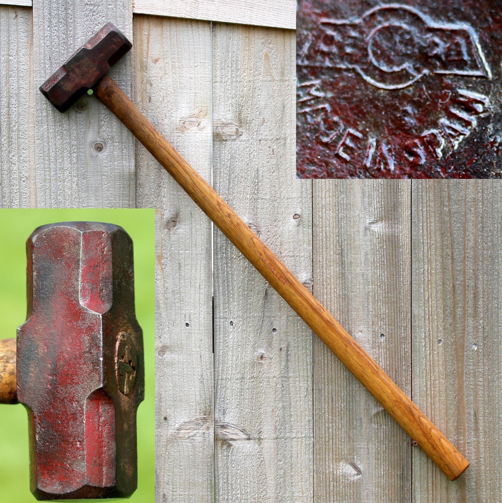 VTG AFORA SPAIN 6lb Sledge Hammer Blacksmith Hand Tool VTG AFORA SPAIN 6lb Sledge Hammer Blacksmith Hand Tool