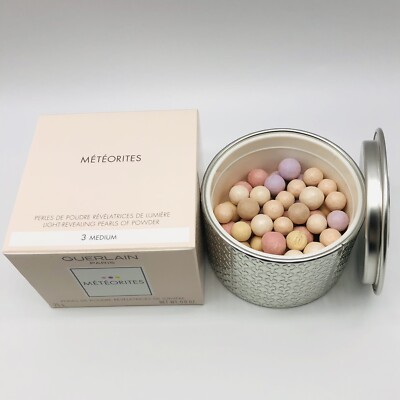 Guerlain-Meteorites Light Revealing Pearls of Powder #03 Medium 25g NIB 25% OFF