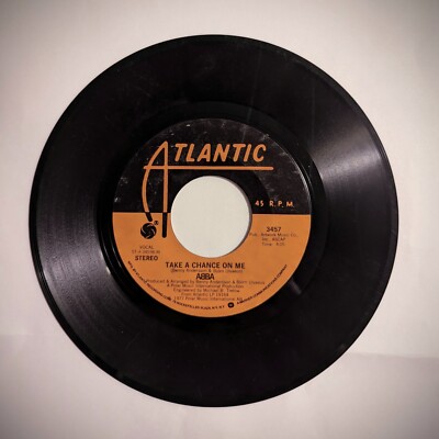 ABBA 45 RPM Dancing Queen That's Me 1976 Atlantic 3372 Vinyl Record Album 7'' LP