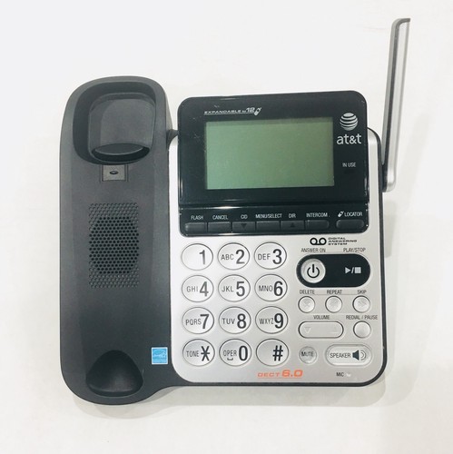 AT&T DECT 6.0 Corded/Cordless Phone - CL84100 - 1 Base & 1 Handset - Tested