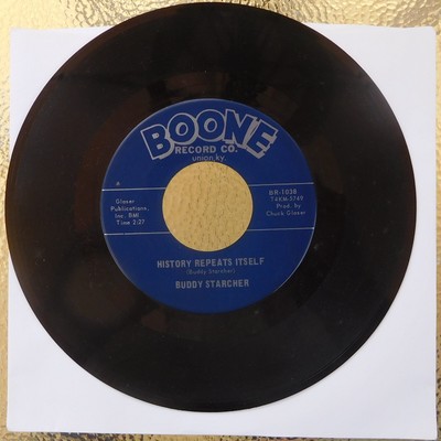 Buddy Starcher 45 RPM Record-History Repeats Itself