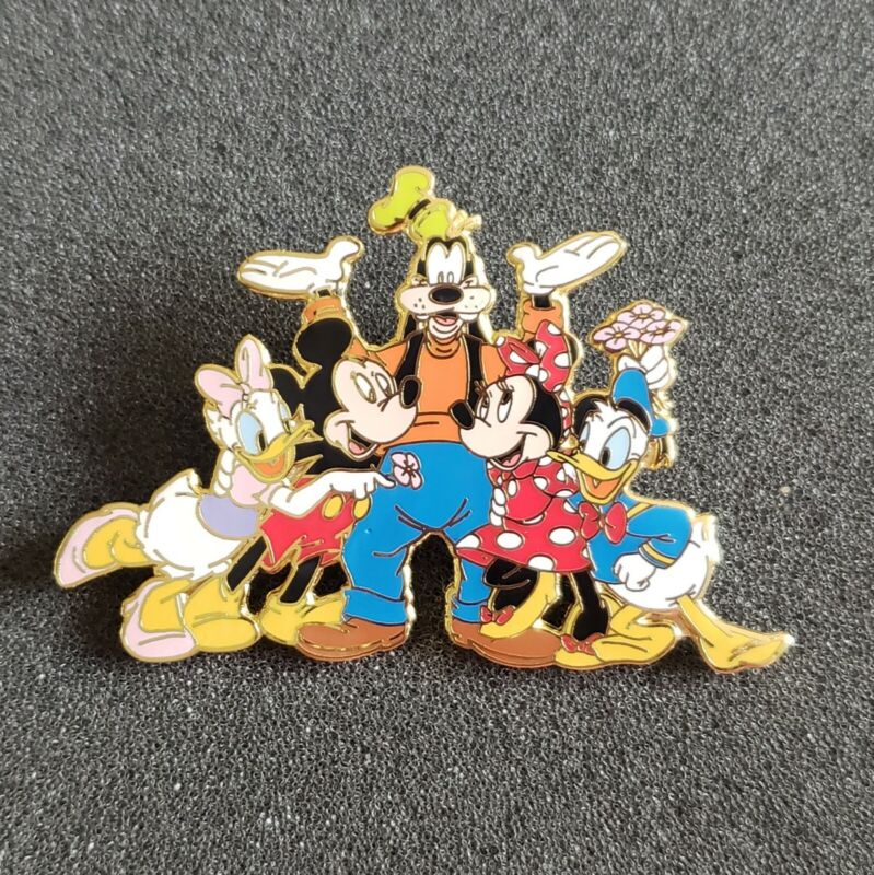 Disney Store DS - Mickey & the Gang - Friends Fab 5 Goofy Donald - 2001 Pin 4320