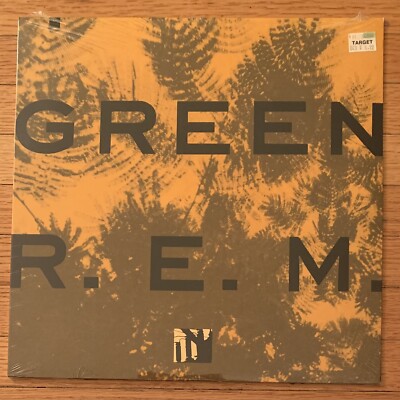 REM Green LP Vinyl Warner Bros Records 1988 Original 1st Press factory sealed