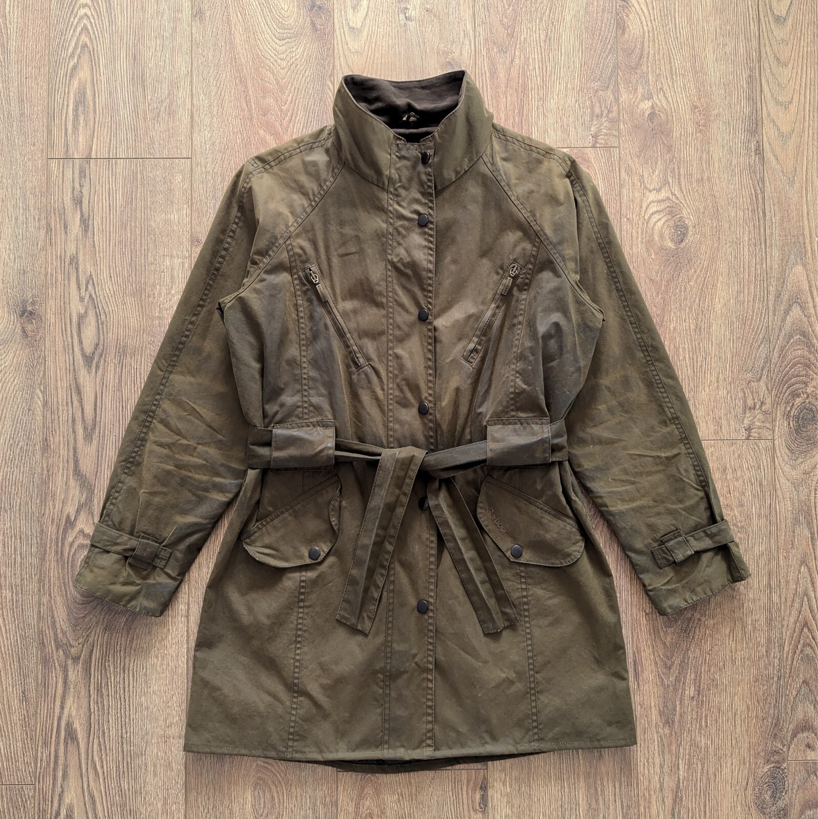Barbour L1085 Newhampton Wax Women's Jacket Made In England