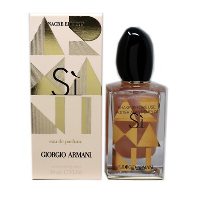 GIORGIO ARMANI ARMANI SI NACRE EDITION EAU DE PARFUM SPRAY 50 ML/1.7 FL.OZ. NIB