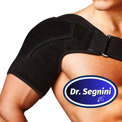 SHOULDER BRACE ROTATOR CUFF PAIN RELIEF SUPPORT ADJUSTABLE BELT SLEEVE SPRAINS  