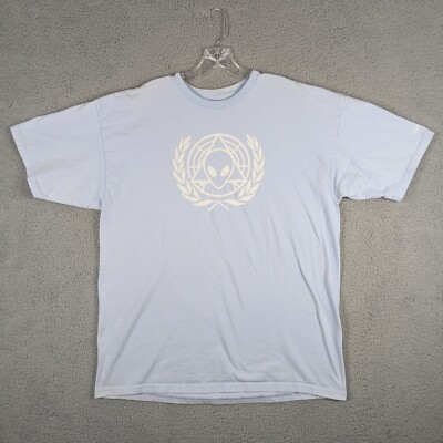 Alien Workshop Tshirt Men s XL Blue Logo Casual Skater Grunge Punk Street Wear