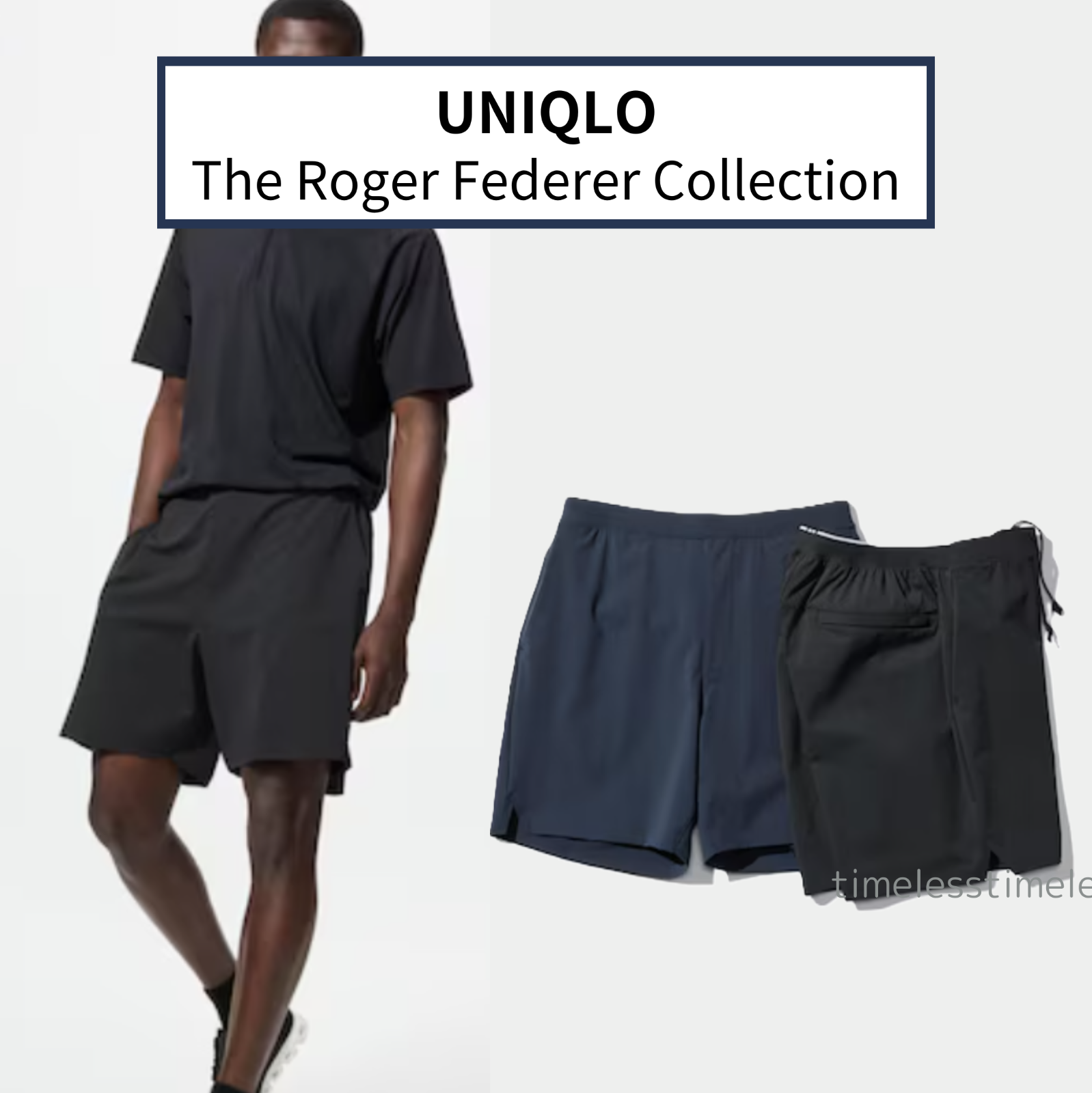 UNIQLO Roger Federer モデル ゲームシャツ&ゲームパンツ2枚