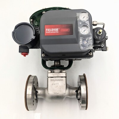 Baumann 24000SVF 1'' Stainless Steel Control Valve with Fisher Fieldvue DVC6200