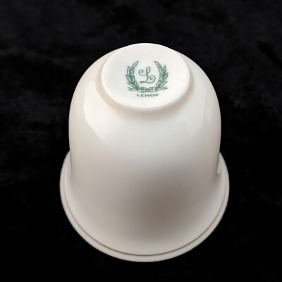 Lenox China Demitasse 2" 2.25 Insert Liner Sterling Silver Frame Vintage 2 3/8"D