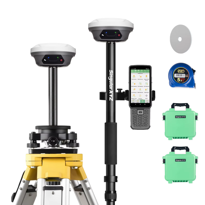 Budget Friendly GNSS Receiver E1 Lite Portable 1cm Accuracy Waterproof GNSS Base