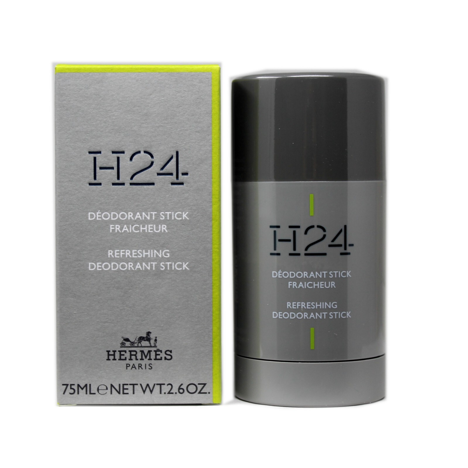 HERMES H24 REFRESHING DEODORANT STICK FOR MEN 75 ML/2.6 OZ