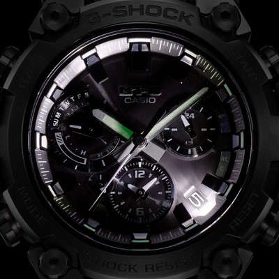 Pre-owned Casio G-shock Mt-g Mtg-b3000bd-1a2jf Black Bluetooth Solar Men Watch In Box