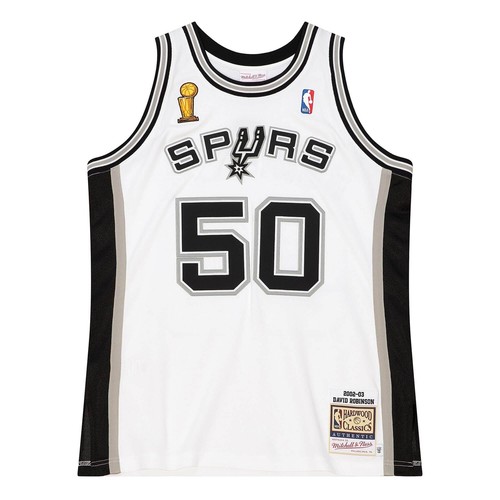 

MITCHELL - NESS ДОМАШНИЙ ФИНАЛ НБА ДЖЕРСИ SAN ANTONIO SPURS 2002 ДЭВИД РОБИНСОН, Белый