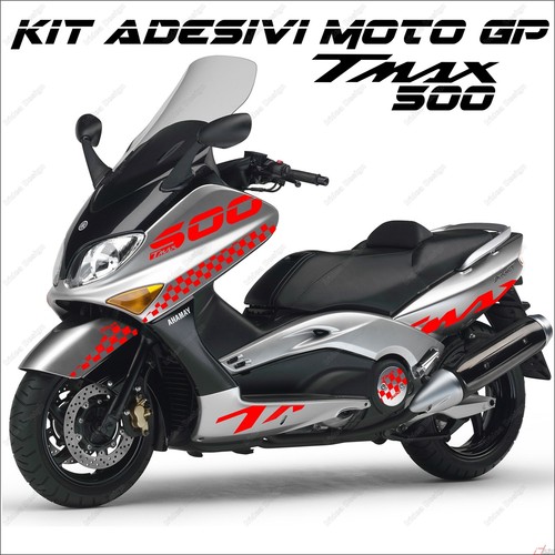 2x 3D Tuning Aufkleber „T MAX“ Für Yamaha TMAX 08-11 – Harzbeschichtet, Kratzfest, Made In Italy