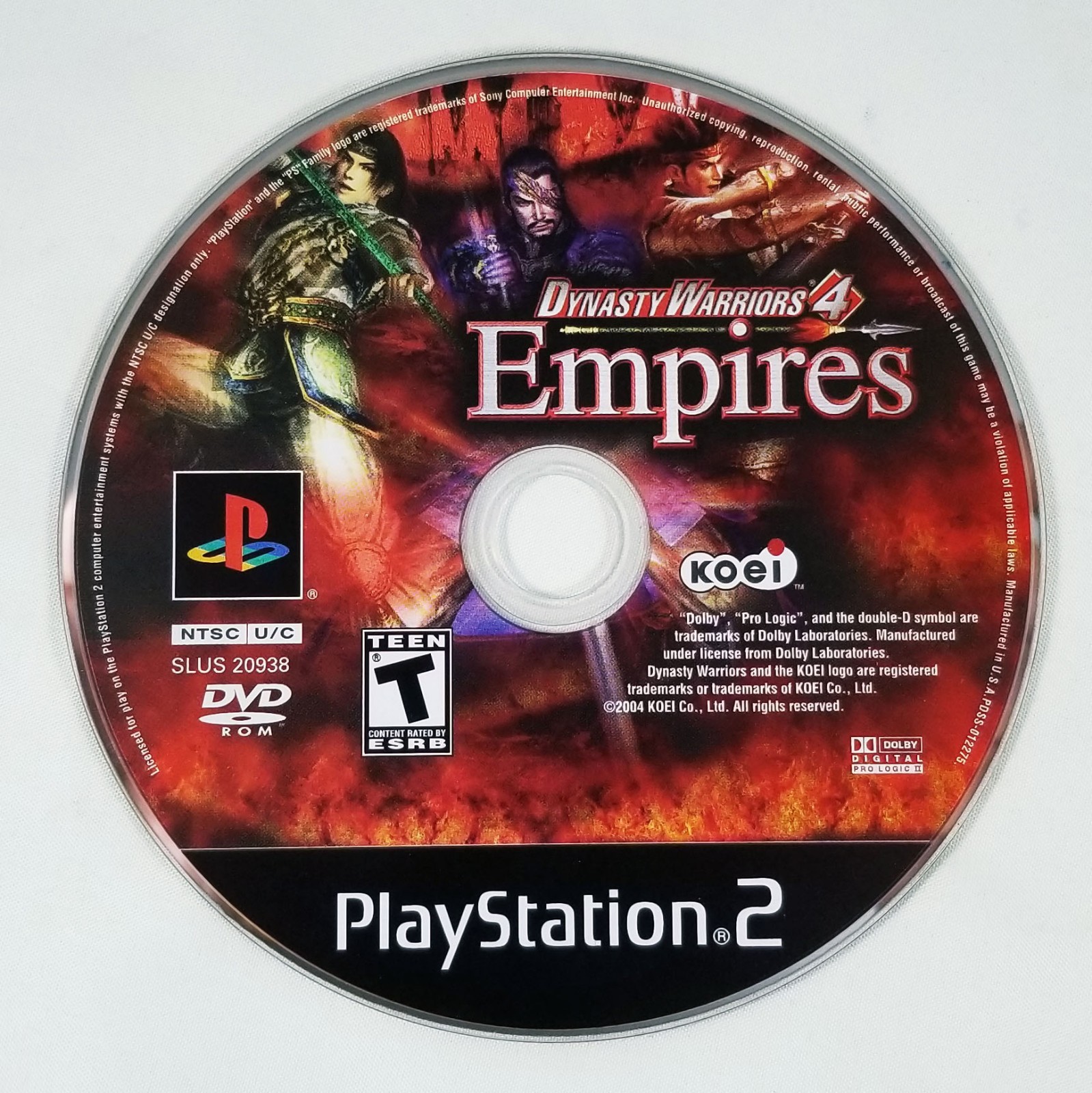 Dynasty Warriors 4: Empires (Sony PlayStation 2, 2004) CIB Complete Tested!