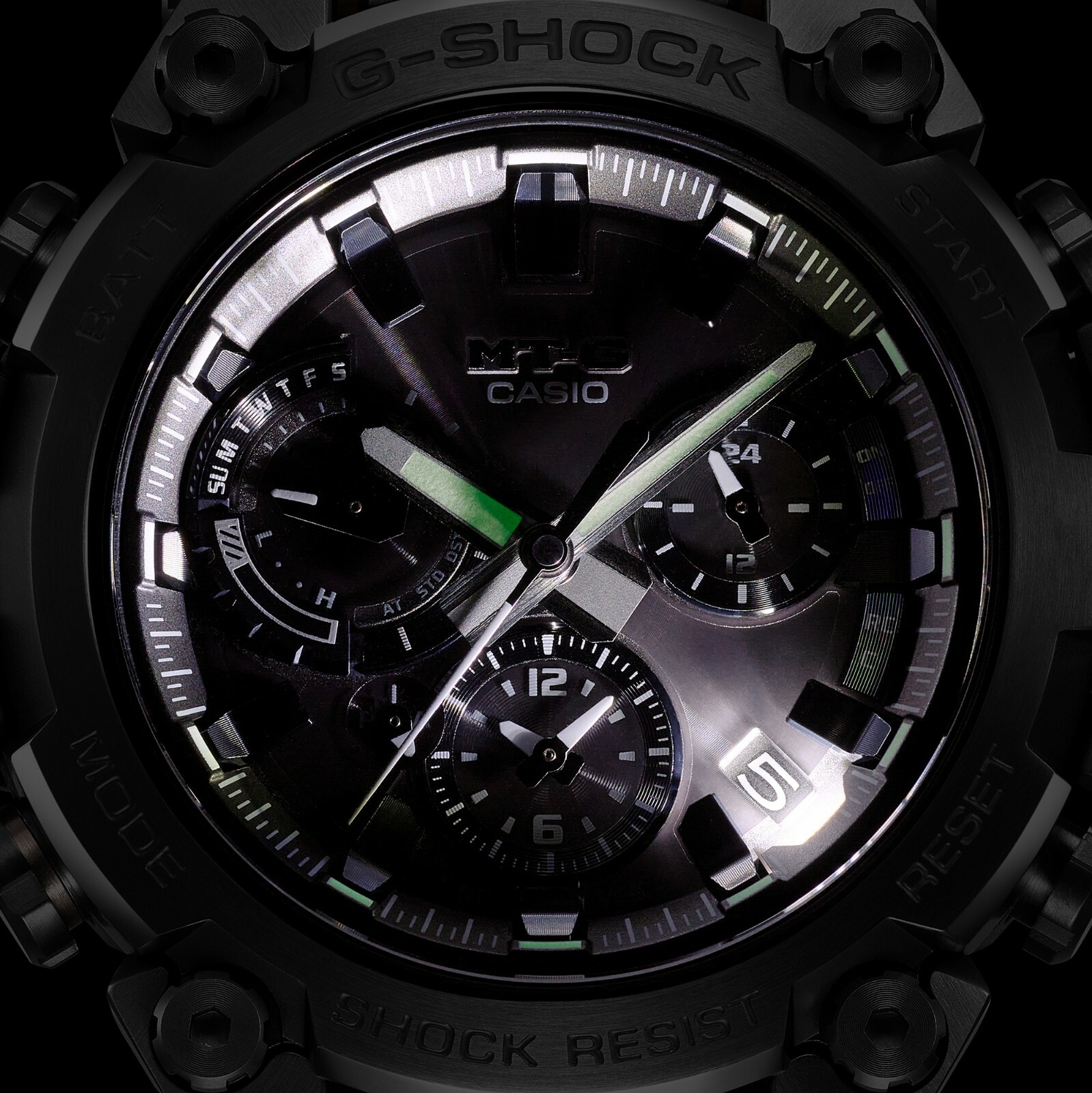 Pre-owned Casio G-shock Mt-g Mtg-b3000b-1ajf Men's Watch Solar Bluetooth Analog Black