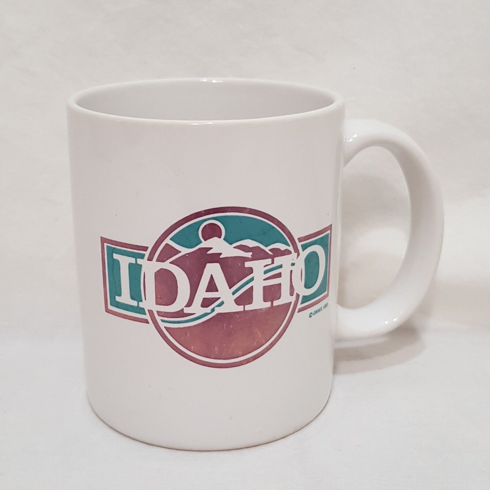 Idaho State Coffee Mug 10 oz Cup Mountain GMWS 1989