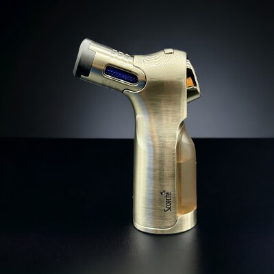SCORCH TORCH Powerful Four Jet Flame Butane Refillable Torch Lighter 61754