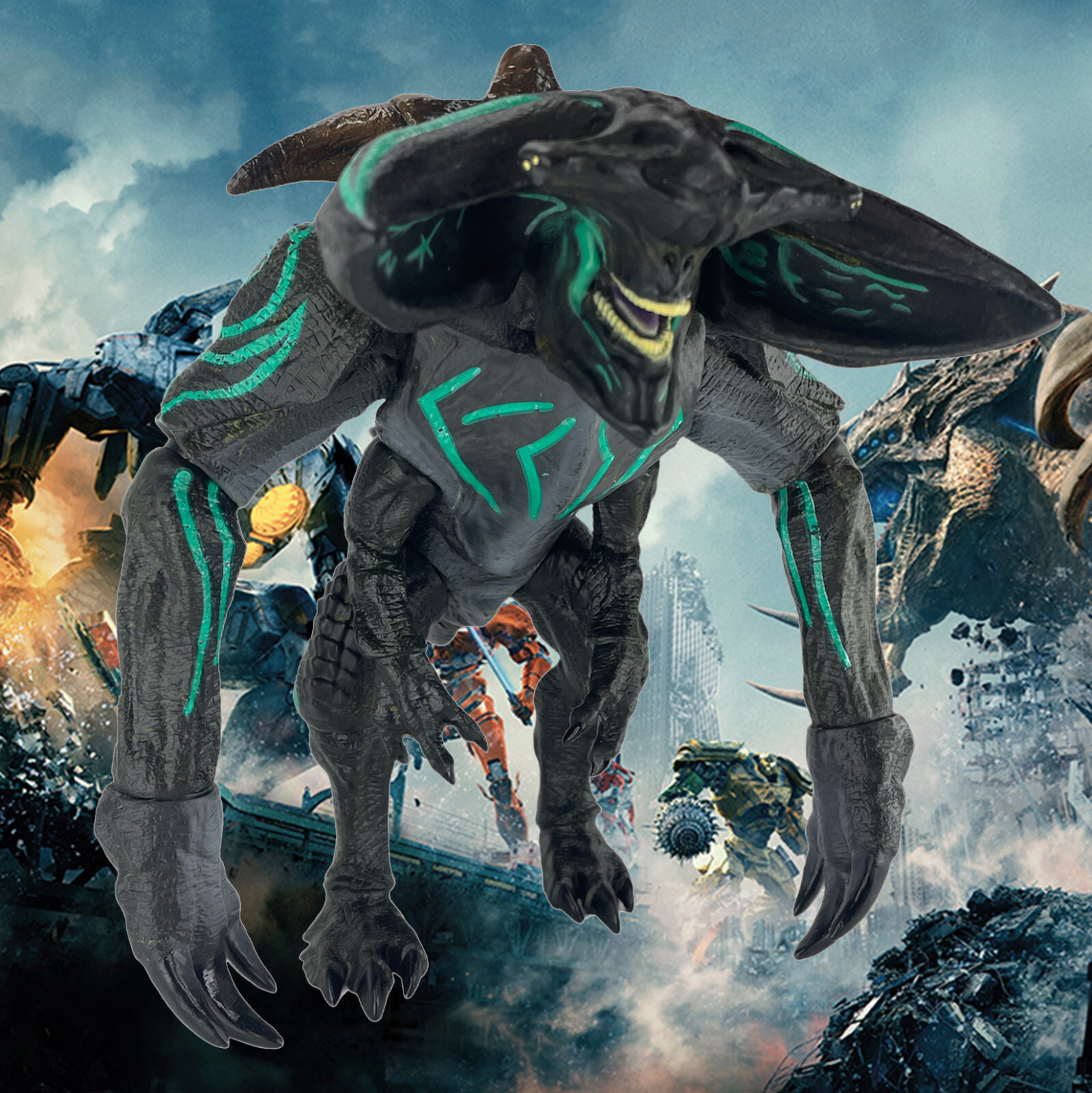 8" Kaiju Monster Scunner Pacific Rim 2 Action Figure Figurine Toy Gift Bulk Pack