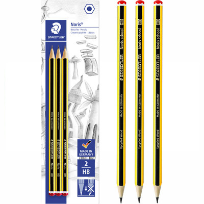 STAEDTLER Noris Pencil Set of 3 HB Pencils