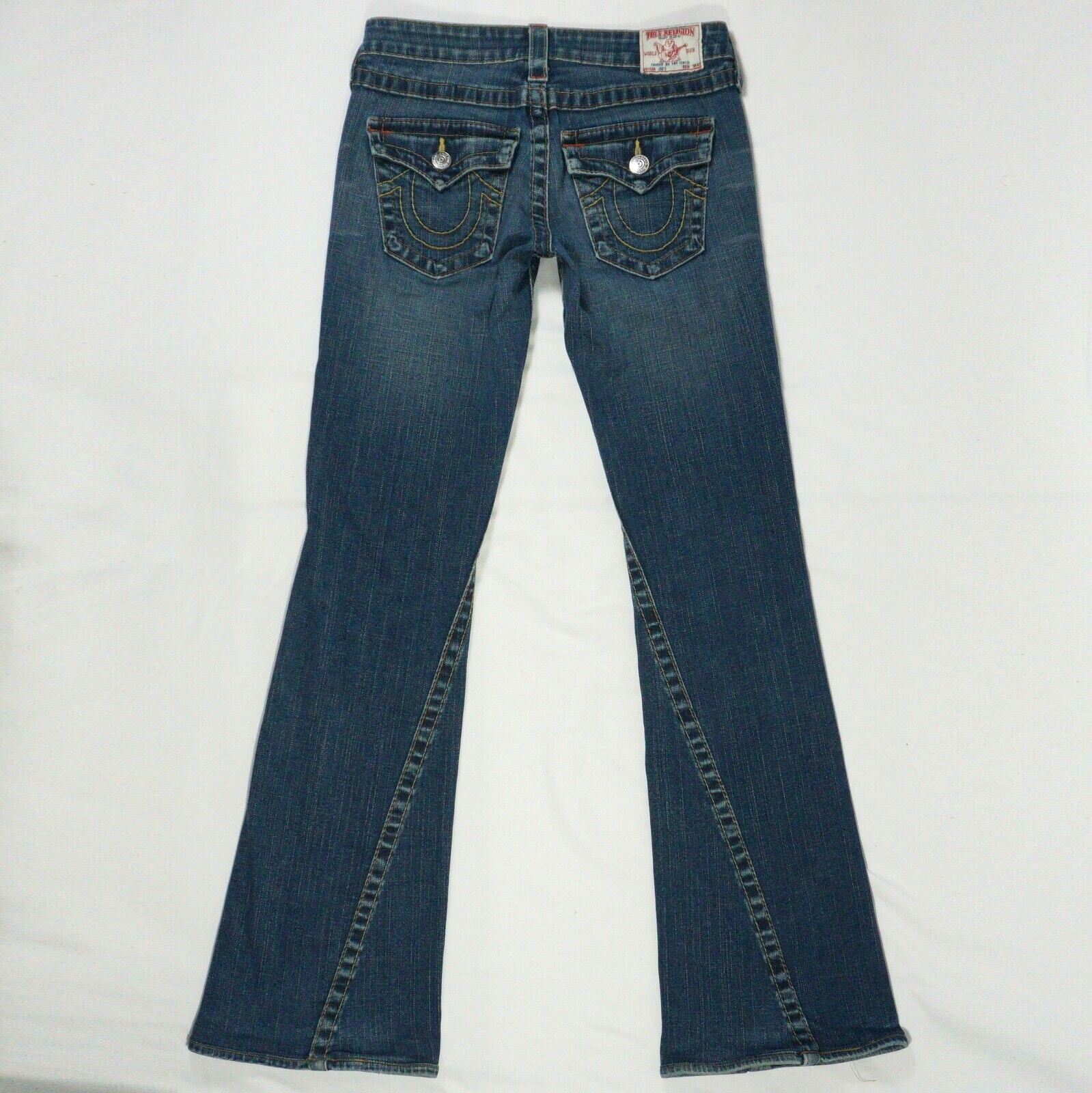 Vintage True Religion Joey Jeans Woman's 28 Flared Flap