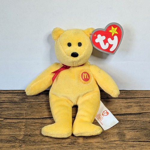 2004 Ty Teenie Beanie Babies, Golden Arches The Bear, McDonalds