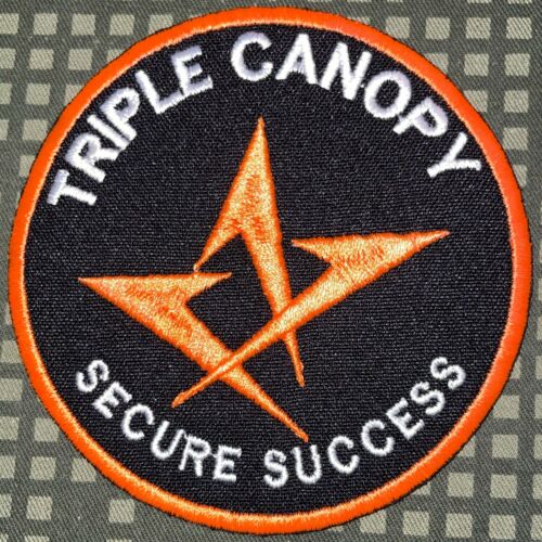 Triple Canopy Secure Success Security Mercenary Soldier Patch Repro New A628