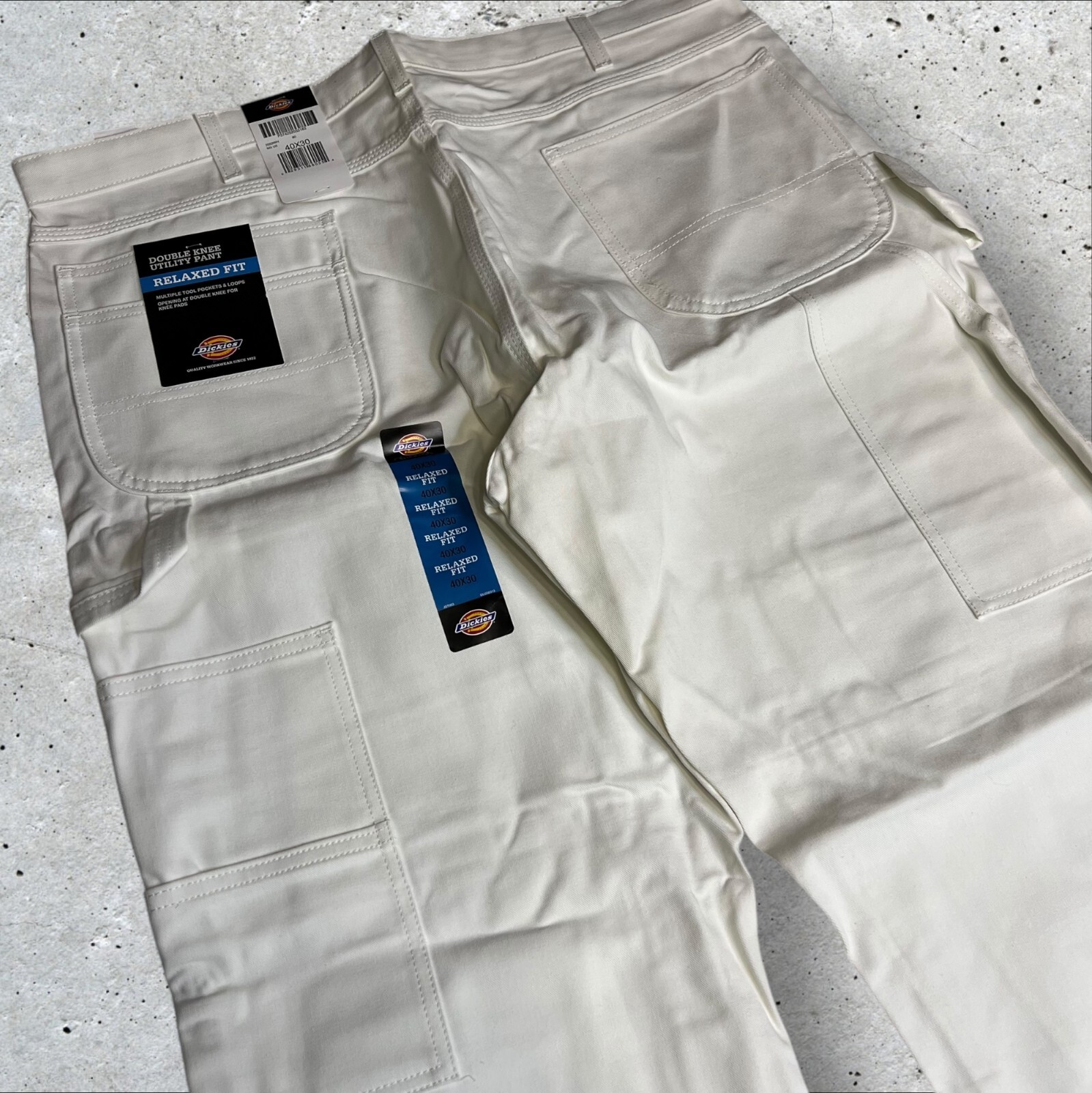 Dickies Sherwin Williams Mens Relaxed Fit Utility White